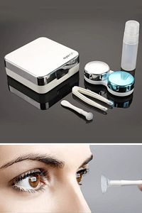 Fonksiyonel Seyahat Için Koruyucu Mini Hijyenik Kontakt Lens Saklama Kutusu ürün fotoğrafı