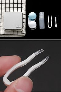 Fonksiyonel Seyahat Için Koruyucu Mini Hijyenik Kontakt Lens Saklama Kutusu ürün fotoğrafı