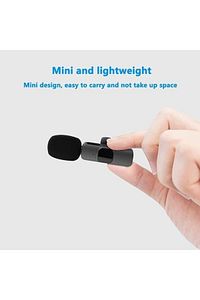 2 Adet Kablosuz Yaka Mikrofonu Typ-c 2'li Mini Mikrofon K9 ürün fotoğrafı