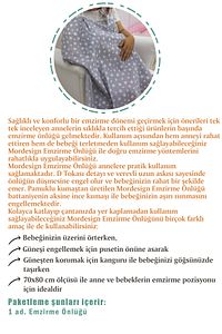 Bebek Emzirme Örtüsü / Önlüğü, Stars Serisi, Gri ürün fotoğrafı