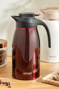 Gama 12 Saat Sıcak ve Soğuk Tutan Çelik Termos Bordo 2 Litre ürün fotoğrafı