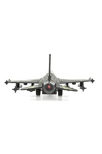 Çek Bırak Metal F-16 Benzeri Gri Savaş Uçağı Sesli Işıklı ürün fotoğrafı