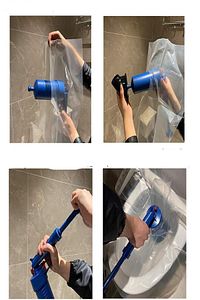 Lavabo Açıcı Pompa Tuvalet Banyo Klozet Yüksek Basınçlı Hava Püskürtücü Temizleyici Piston ürün fotoğrafı