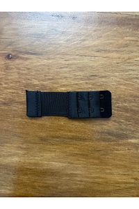 Kadın Siyah Beyaz Ten Renk 3’lü Lastikli Sütyen Uzatma Kopçası Agraf/ek Aparatı Seti (dar) ürün fotoğrafı