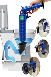 Lavabo Açıcı Pompa Tuvalet Banyo Klozet Yüksek Basınçlı Hava Püskürtücü Temizleyici Piston ürün fotoğrafı