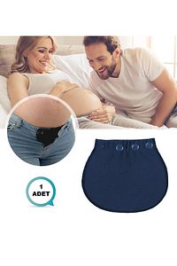 Tresbel Hamile Pantolonu Bel Genişletici-kadınlar Için Pantolon Genişletici Lacivert 1 Adet ürün fotoğrafı