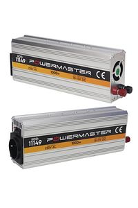 Power Master Pm-11149 12 Volt 1000 Watt Modıfıed Sınus Inverter (10-15v Arası-220v Ac) ürün fotoğrafı