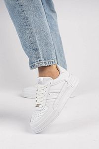 Unisex Garantili Ortopedik Hafif Esnek Sağlam Sneaker Spor Ayakkabı Beyaz Beyaz ürün fotoğrafı