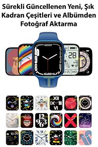 T700s Akıllı Saat Ios&android Destekli Arama Özellikli Sensörlü Smart Watch ürün fotoğrafı