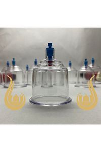 60 Adet 7 Cm Kupa & 120 Adet 6 Cm Kupa & 20 Adet 3 Cm Hacamat Kupası (200'lü Koli ürün fotoğrafı
