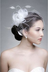 Tüllü Gelin Tacı Nikah Aksesuar,nikah Kepi Vualet,nikah Şapkası ürün fotoğrafı