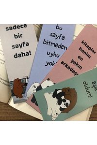 Sevimli Ayılar Kitap Ayraçları  4’lü Set ürün fotoğrafı