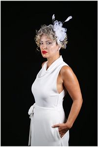 Tüllü Gelin Tacı Nikah Aksesuar,nikah Kepi Vualet,nikah Şapkası ürün fotoğrafı