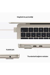 Macbook Air M2 8c Cpu 10c Gpu 512gb Ssd 13" Yıldız Işığı Dizüstü Bilgisayar Mly23tu/a ürün fotoğrafı