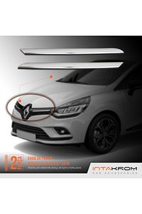 Renault Clio 4 Krom Ön Panjur 2 Parça - 2012-2018 ürün fotoğrafı
