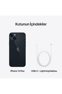 iPhone 14 Plus 128 GB Gece Yarısı ürün fotoğrafı