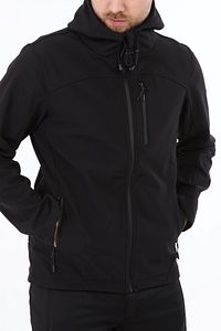 Erkek İçi Polarlı Su ve Rüzgar Geçirmez Softshell Spor Mont ürün fotoğrafı