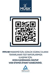 FFP2 Ce ve Iso Sertifikalı 10 Adet Maske ürün fotoğrafı