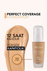 Yoğun Kapatıcı Su Bazlı Fondöten (Nötr Alt Ton) - Perfect Coverage Foundation - 102 - 8690604085903 ürün fotoğrafı