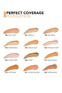 Yoğun Kapatıcı Su Bazlı Fondöten (Nötr Alt Ton) - Perfect Coverage Foundation - 102 - 8690604085903 ürün fotoğrafı