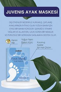 E Vitaminli Pürüzsüzleştiren Nemlendirici Ve Çatlak Karşıtı Çorap Tipi Ayak Maskesi ürün fotoğrafı