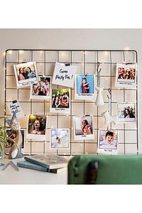 Lefi Ev Işıklı Ve Mandallı Tel Pano Fotoğraf Askılık ürün fotoğrafı