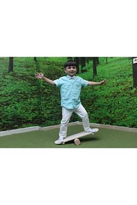 Ahşap Denge Tahtası Wooden Balance Board ürün fotoğrafı