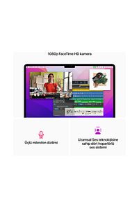 Macbook Air 13.6" M2 8gb 256gb Ssd Gece Yarısı ürün fotoğrafı