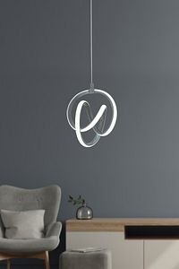 Venita Füme Modern Sarkıt Led Avize Beyaz Işık Salon Mutfak Oda Hol Ledli Avize ürün fotoğrafı