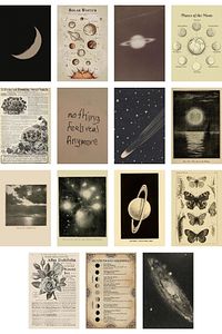 Vintage Retro Poster Seti - Kolaj Seti - Oda Ve Duvar Dekoru - Duvar Posteri - Yapışkanlı - 60 Adet ürün fotoğrafı