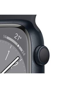 Watch Series 8 41mm GPS Gece Yarısı Alüminyum Kasa ve Spor Kordon-Regular (Apple Türkiye Garantili) ürün fotoğrafı