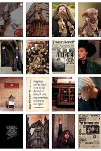 Harry Potter Posterleri Kolaj Seti - 70 Adet, Film Sahneleri Poster Seti, Arkası Yapışkanlı, Kutulu ürün fotoğrafı