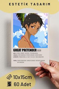 Anime Duvar Poster Seti - Manga Poster Kolaj Seti - 60 Adet - Arkası Yapışkanlı - Kutulu Set ürün fotoğrafı