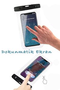 Cep Telefonu Su Geçirmez Kılıf Askılı Telefon Kılıfı Su Altı Kabı Havuz Deniz Kullanımına Uygun ürün fotoğrafı