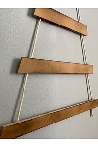 Yılbaşı Ahşap Çam Ağacı Halatlı Yeni Yıl Ağacı Modern Ahşap 90 Cm (SÜSLER DAHİL) ürün fotoğrafı