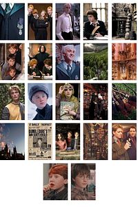 Harry Potter Posterleri Kolaj Seti - 70 Adet, Film Sahneleri Poster Seti, Arkası Yapışkanlı, Kutulu ürün fotoğrafı