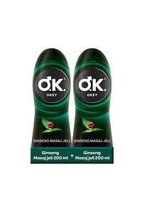 Ginseng Masaj Jeli Su Bazlı 2'li Set 400 Ml ürün fotoğrafı
