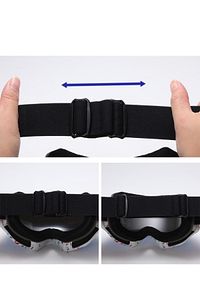 Uv400 Korumalı Buğu Önleyici Çift Katmanlı Snowboard Kayak Gözlüğü ürün fotoğrafı