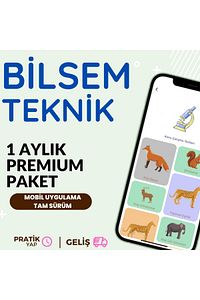 - Bilsem Sınavına Hazırlık Uygulaması - 1 Aylık Premium Paket ürün fotoğrafı