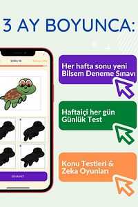 - Bilsem Sınavına Hazırlık Uygulaması - 3 Aylık Premium Paket ürün fotoğrafı