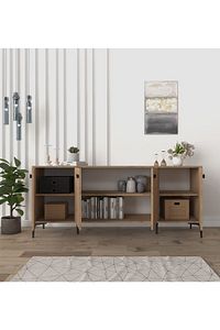 Eylül Modern Raflı Konsol Ofis Salon 180 Cm Sepet ürün fotoğrafı