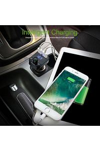 Araç Fm Transmitter 5.0 Bluetooth Araç Kiti Usb Mp3 Sd Kart Flash Için Uygun Çakmaklık Girişli ürün fotoğrafı