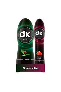 Çilek Kayganlaştırıcı Jel 100 ml Ginseng Masaj Jeli 200 ml ürün fotoğrafı
