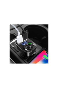 Araç Fm Transmitter 5.0 Bluetooth Araç Kiti Usb Mp3 Sd Kart Flash Için Uygun Çakmaklık Girişli ürün fotoğrafı