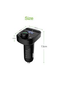 Araç Fm Transmitter 5.0 Bluetooth Araç Kiti Usb Mp3 Sd Kart Flash Için Uygun Çakmaklık Girişli ürün fotoğrafı