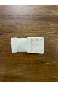 Kadın Siyah Beyaz Ten Renk 3’lü Lastikli Sütyen Uzatma Kopçası Agraf/ek Aparatı Seti (geniş) ürün fotoğrafı