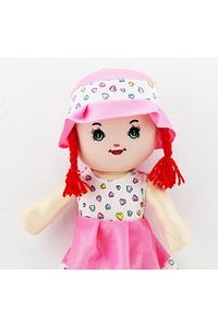 Bez Bebek Pembe Elbiseli Oyuncak Bebek (50 Cm) ürün fotoğrafı