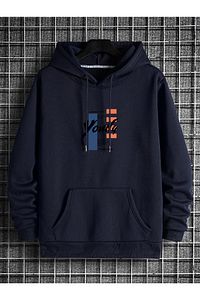 Baskılı Oversize Kapüşonlu Sweatshirt ürün fotoğrafı