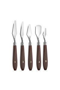 - Resim Spatula Seti, Metal Spatula 5'li (painting Knife) ürün fotoğrafı