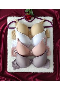 Kadın Dolgusuz Balenli Günlük 4'lü Sütyen Takımı ürün fotoğrafı